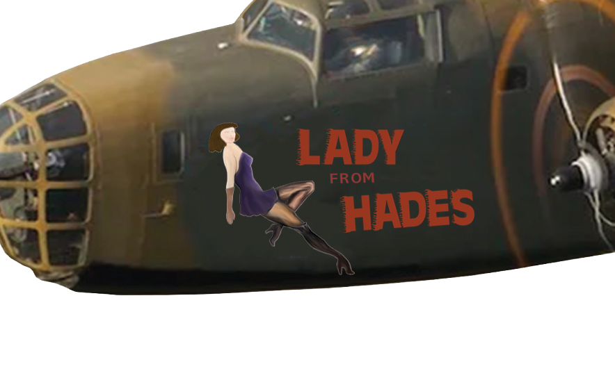 B-24 Liberator - Lady from Hayde - graphic decal