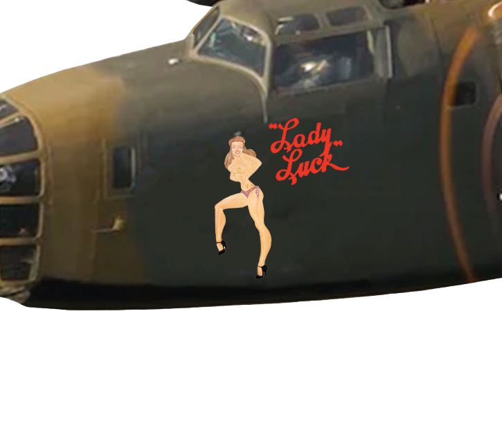 B-24 Liberator - Lady Luck - graphic decal