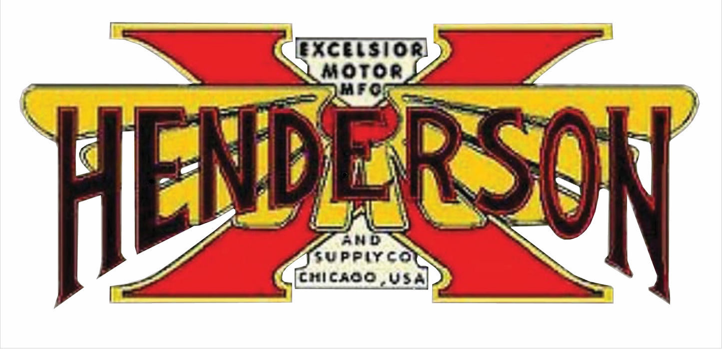 Henderson motorcycle decal