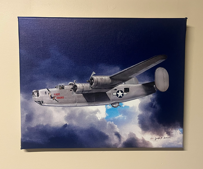Lady from Haydes - 11" x 14" canvas print