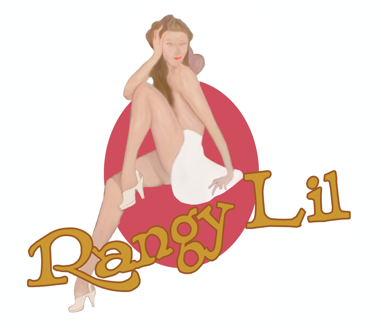 Rangy Lil 16" x 19" vinyl die cut graphics
