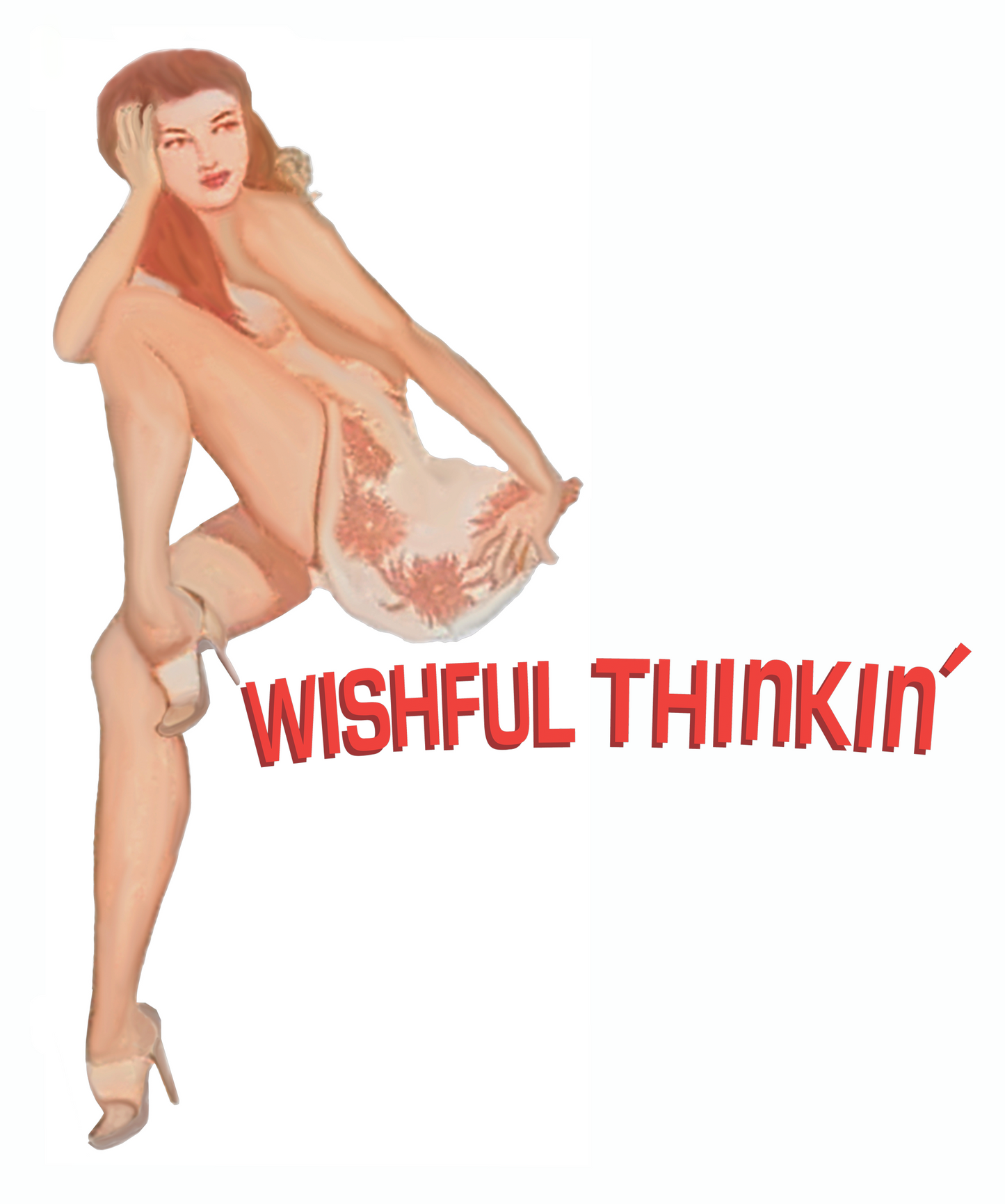Wishful Thinkin 20" x 16" vinyl die cut graphics