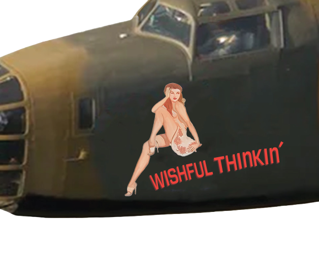 B-24 Liberator - Wishful Thinkin - graphic decal