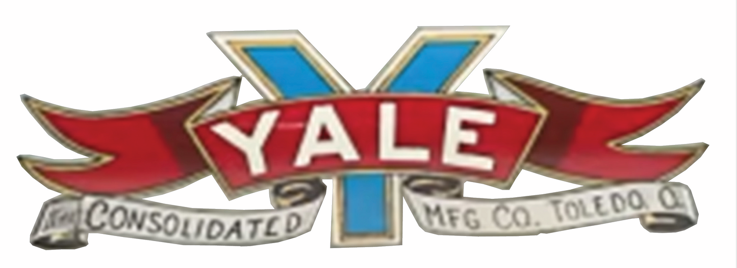 Yale motorcycle decal