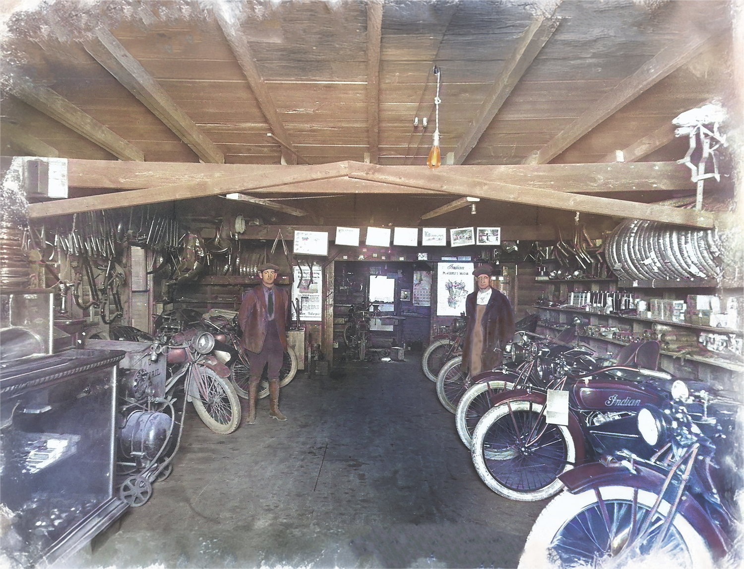 Motorcycle - canvas prints - 11" x 14"