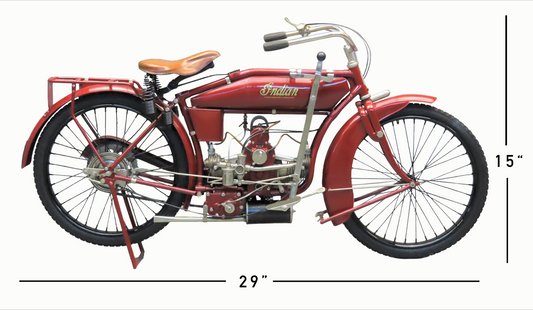 Indian Model O  15" x 29" - die cut adhesive vinyl graphics