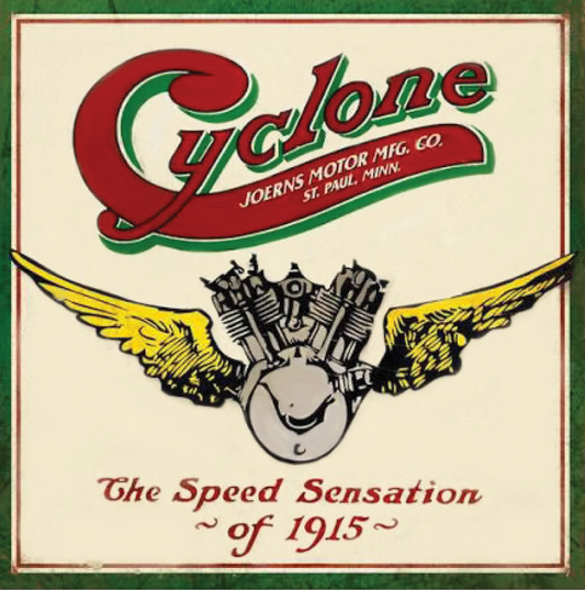 Cyclone motorcycle decal