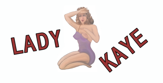 Lady Kaye 24" x 11" vinyl die cut graphics