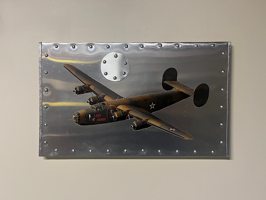 Lady from Haydes - 10.5" x 17" - aluminum wall artwork