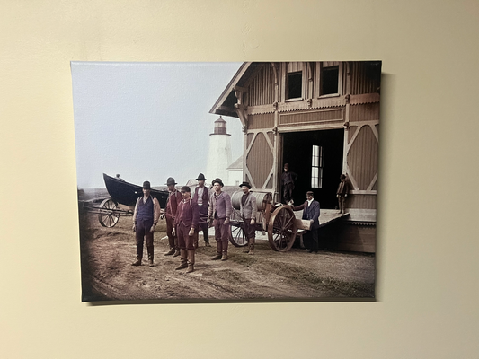 Life Saving Station - 11" x 14" canvas print