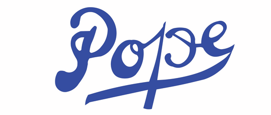 Pope motorcycle decal