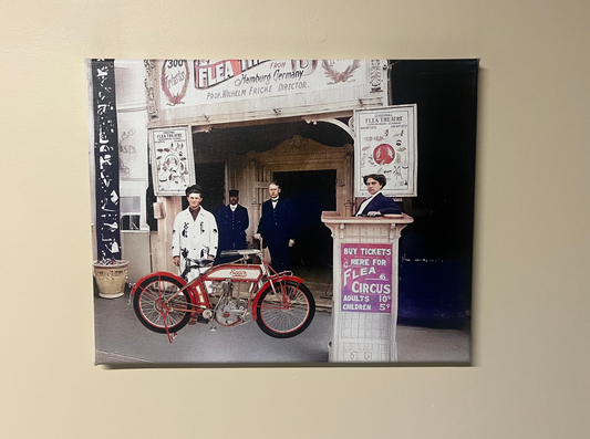 Sears Delux at Flea Market - 11" x 14" canvas print