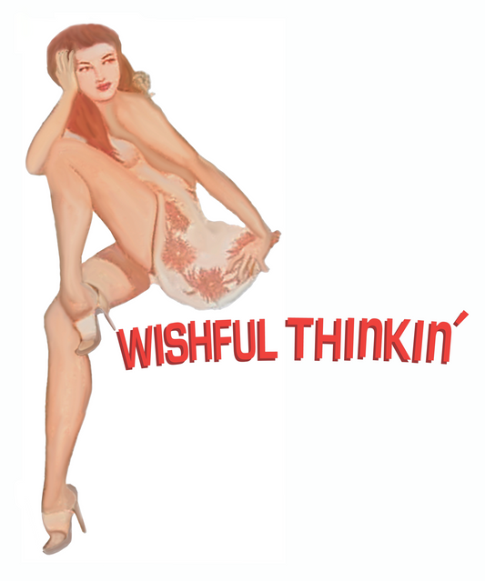 Wishful Thinkin 20" x 16" vinyl die cut graphics